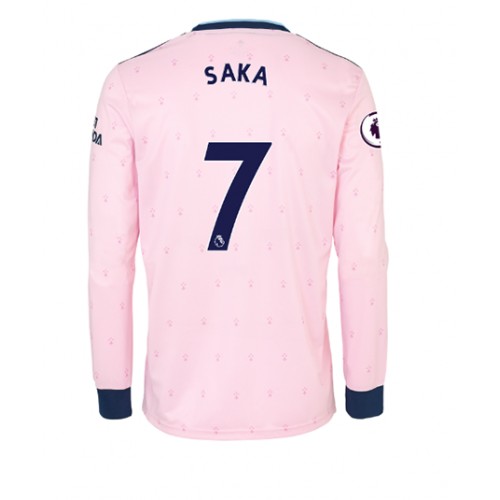 Arsenal Bukayo Saka #7 Tredjedrakt 2022-23 Langermet Arsenal Bukayo Saka #7 Tredjedrakt 2022-23 Langermet